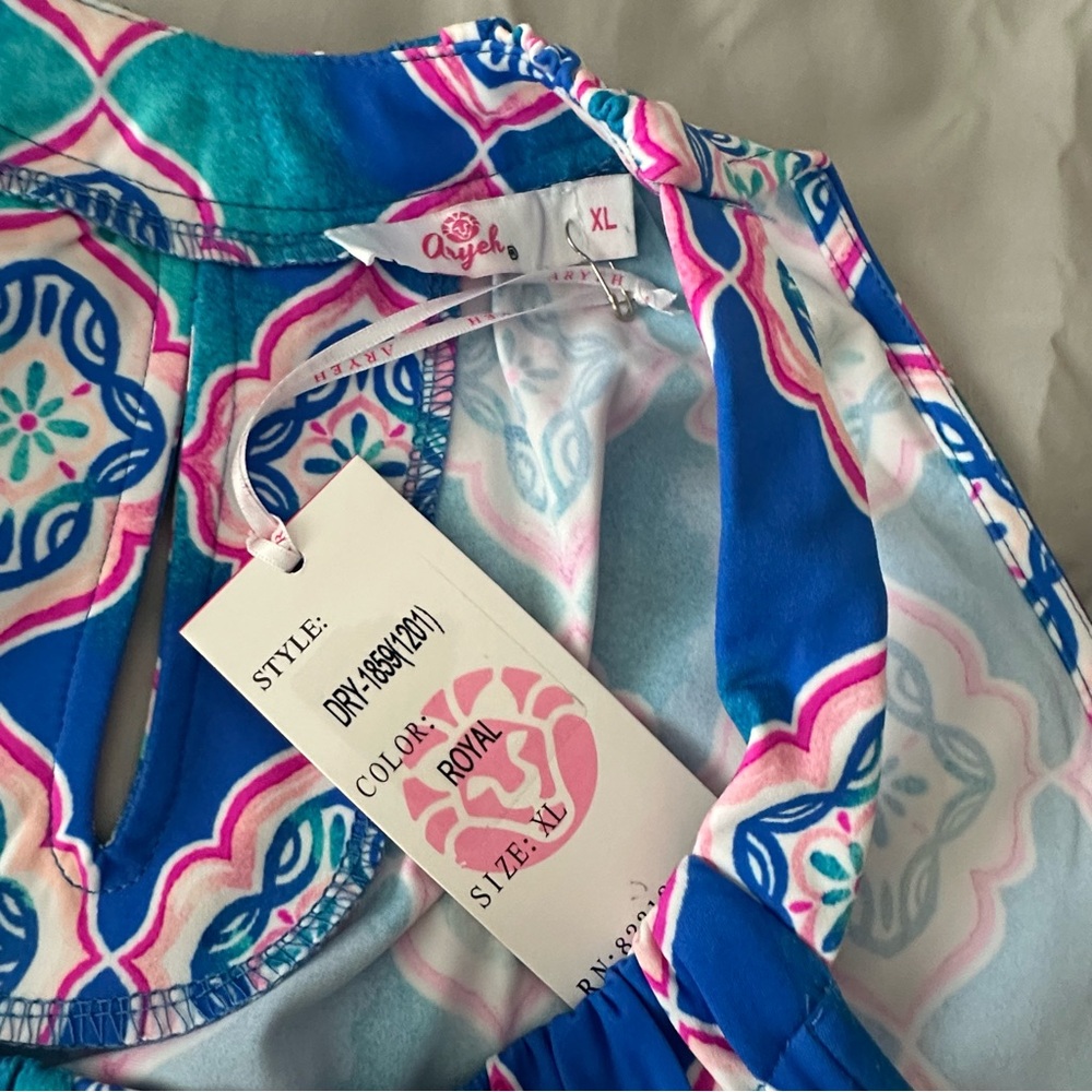 Aryeh sleeveless halter dress UPF50 - Picture 8 of 9